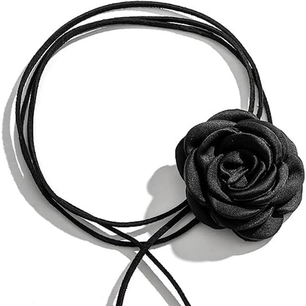 ♥ZARA ♥Black Rose Necklace♥ - Picture 7 of 7